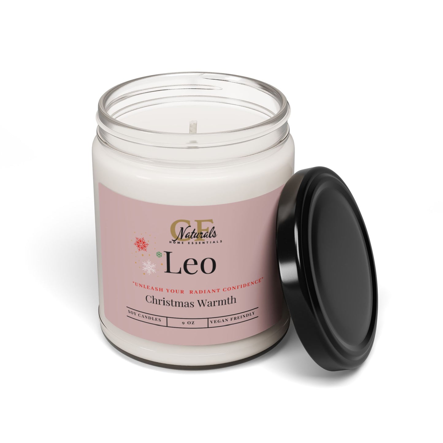 Leo: Radiant Purity Christmas Warmth Candle