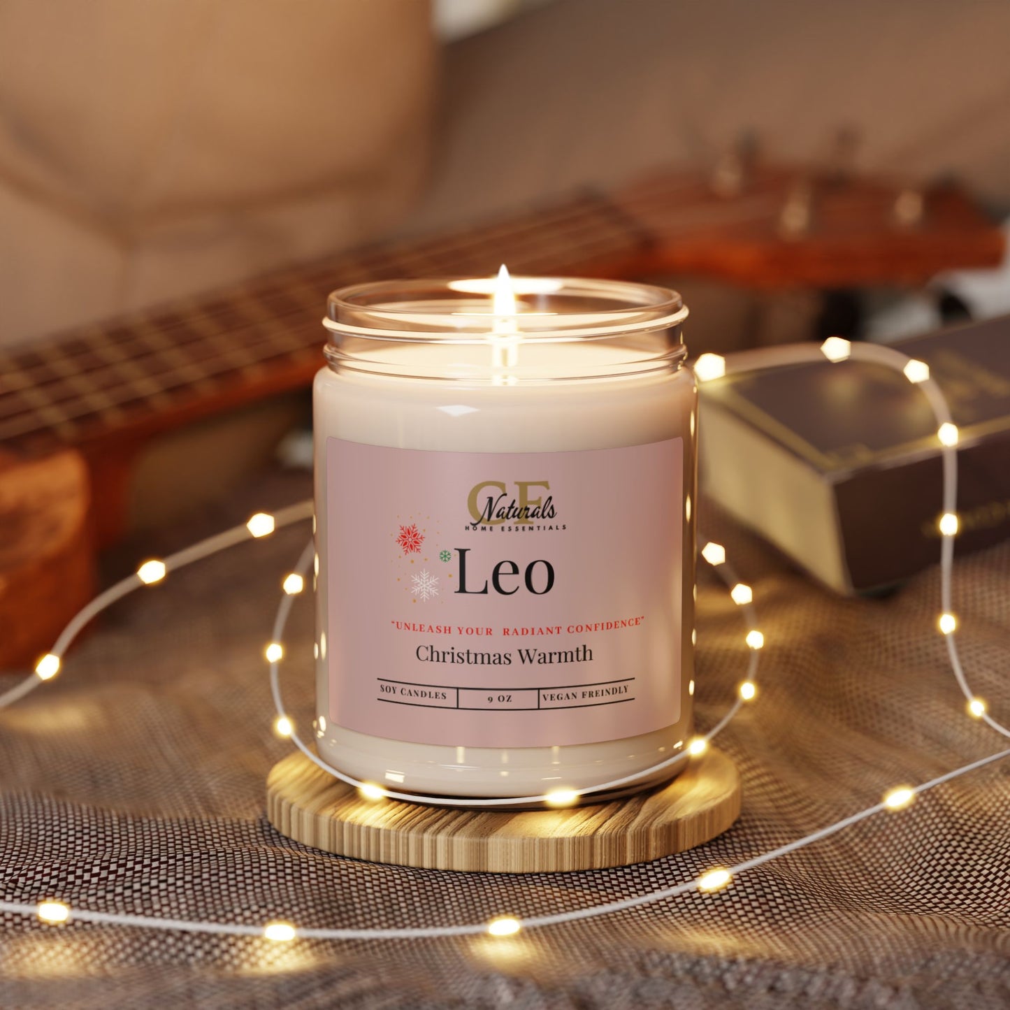 Leo: Radiant Purity Christmas Warmth Candle