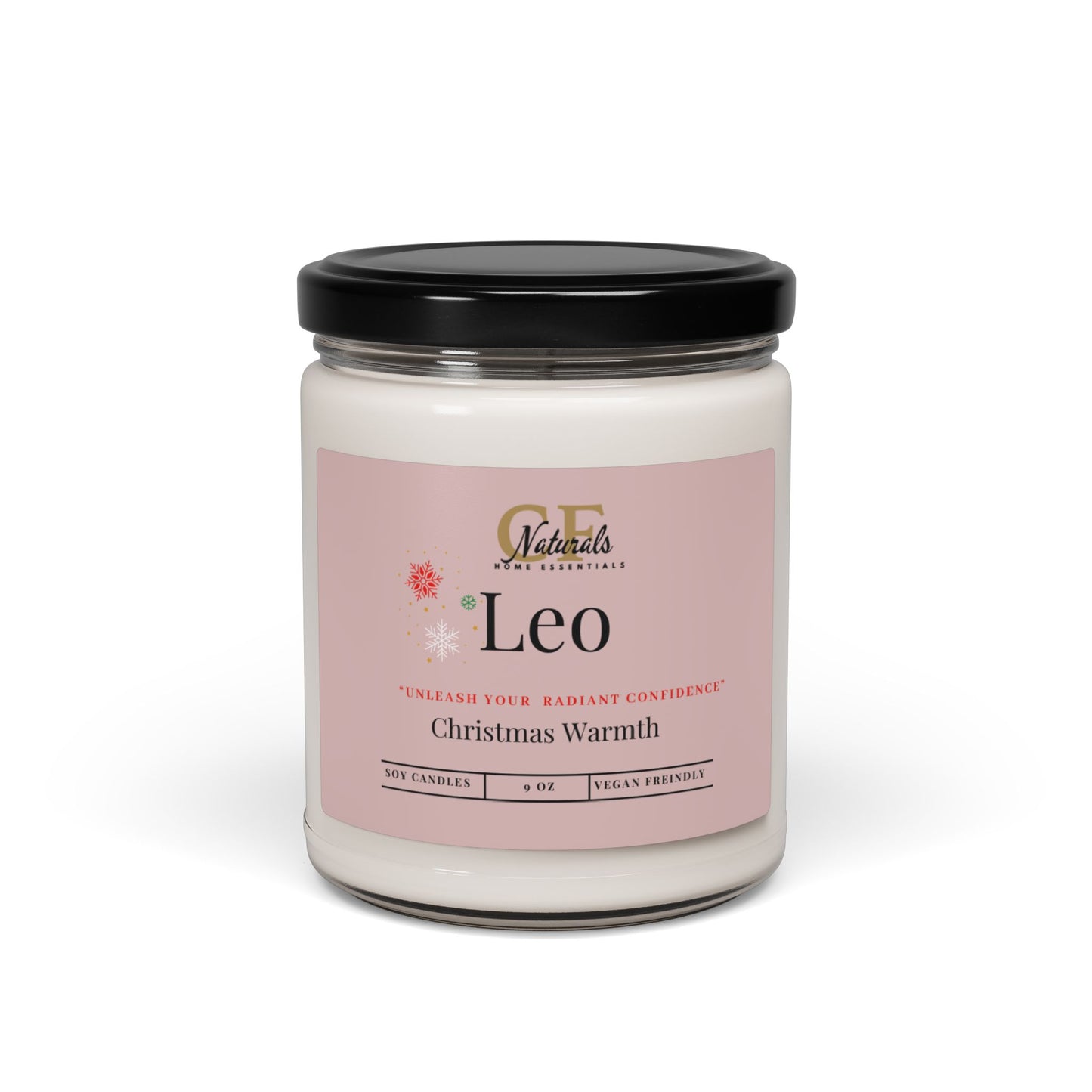 Leo: Radiant Purity Christmas Warmth Candle