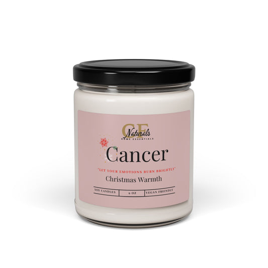 Moonlight Serenity: Cancer Emotional Glow Christmas Warmth Candle