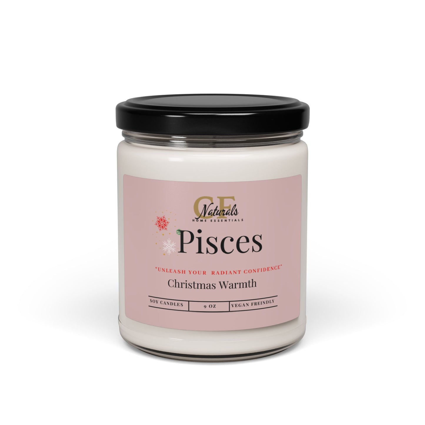 Dreamlit Waters: Pisces Luminous Reverie Christmas Warmth Candle