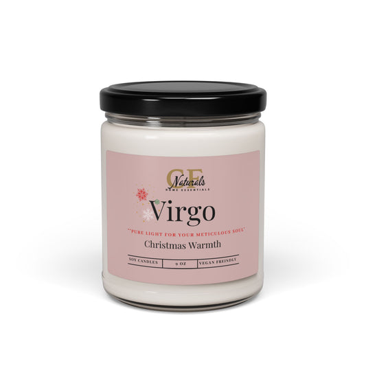 Clarity Essence: Virgo Radiant Purity Christmas Warmth Candle