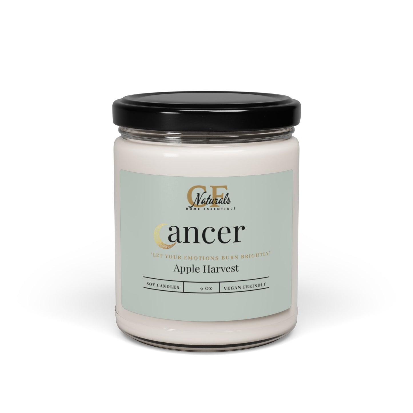 Moonlit Serenity: Cancer Emotional Glow Apple Harvest Candle