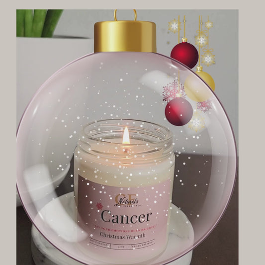 Cancer: Radiant Purity Christmas Warmth Candle